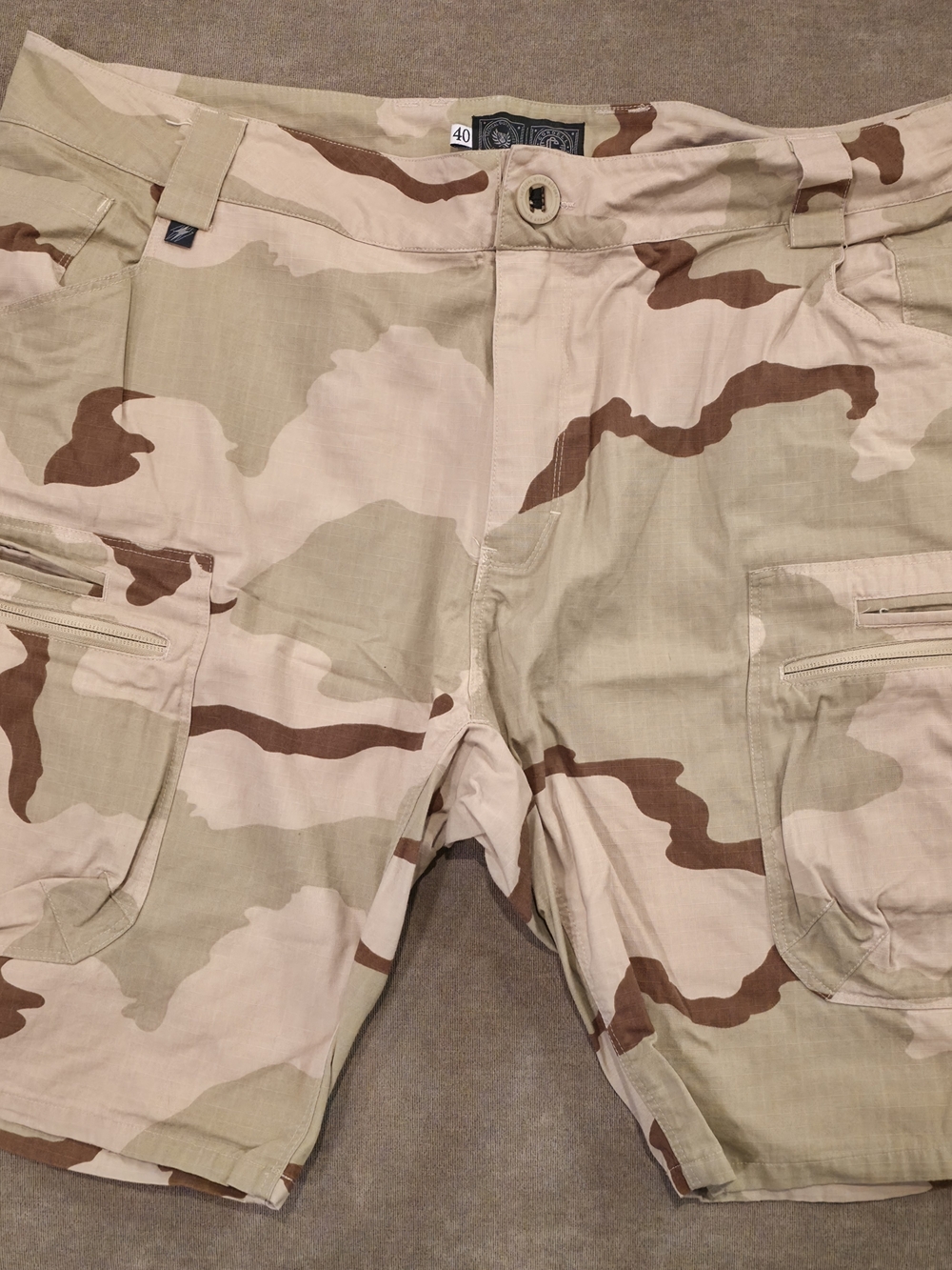 TD Cordell Cargo Shorts - Desert Camo Men's Cargo Shorts - Beige/Brown